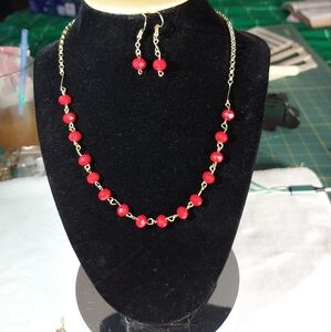 Handmade Beaded Wirework Necklace
